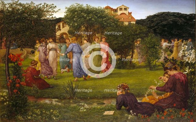 The Dancing Girls, 1882. Artist: Thomas Matthews Rooke.