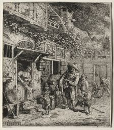 The Dancing Dog. Creator: Cornelis Dusart (Dutch, 1660-1704)