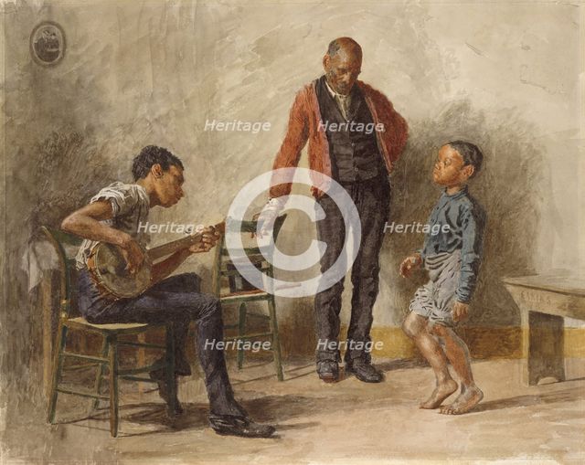 The Dancing Lesson, 1878. Creator: Thomas Eakins.