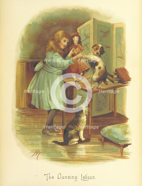 The Dancing Lesson, 1893.  Creator: Fannie Moody.