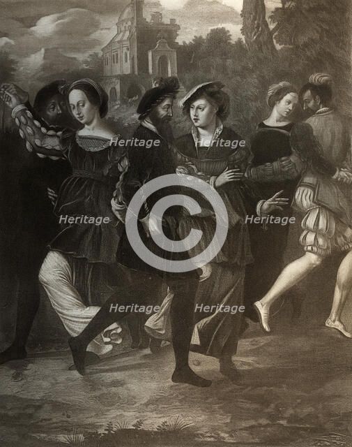 'The Dancing Picture', c1532, (1902). Artist: Unknown