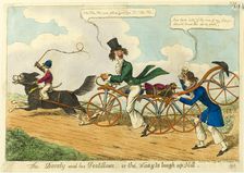 The Dandy and His Postillion - or the Waay to Laugh Up Hill, 1819. Creator: William Heath