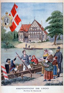 The Danish pavilion at the Universal Exhibition of 1900, Paris, 1900