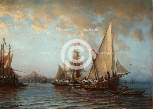 The Dardanelles, 1873. Artist: Bogolyubov, Alexei Petrovich (1824-1896)