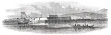 The Dardanelles - Fort of Chanah-Kalesi, from the Middle of the Channel, 1850. Creator: Unknown