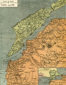 The Dardanelles with its Forts 1919. Creator: London Geographical Institute