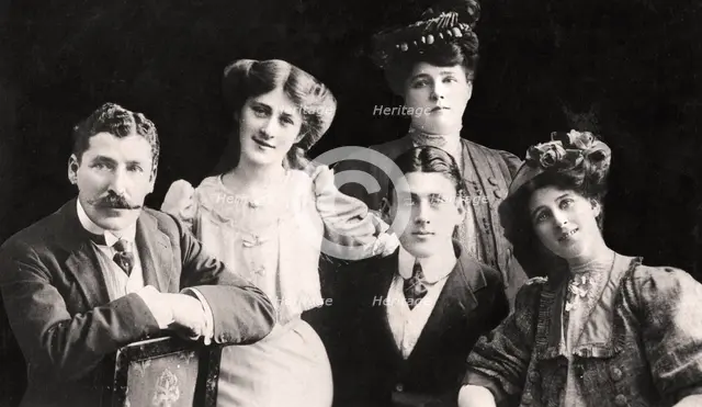 The Dare Family, early 20th century. Artist: Unknown