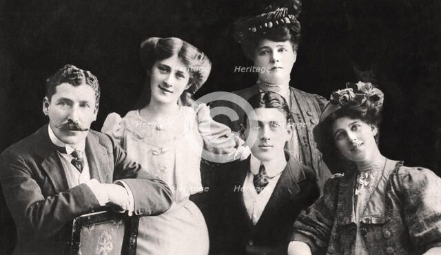 The Dare Family, early 20th century. Artist: Unknown