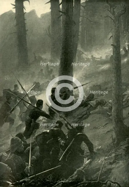 'The Daring Attack on the Spingawi Khotal, December 2, 1878', (1901).  Creator: Unknown.