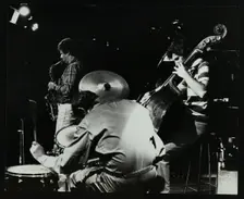 The Daryl Runswick Quartet in concert at The Stables, Wavendon, Buckinghamshire, 1981. Creator: Denis Williams