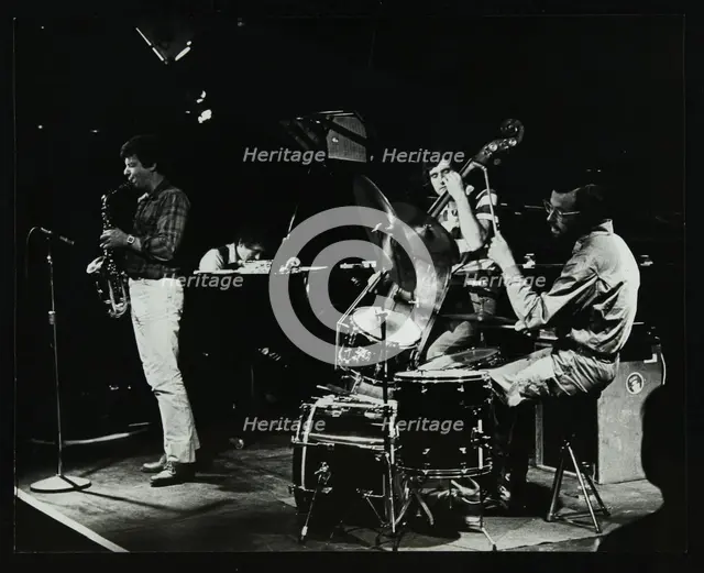 The Daryl Runswick Quartet in concert at The Stables, Wavendon, Buckinghamshire, 1981. Creator: Denis Williams.