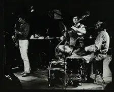 The Daryl Runswick Quartet in concert at The Stables, Wavendon, Buckinghamshire, 1981. Creator: Denis Williams