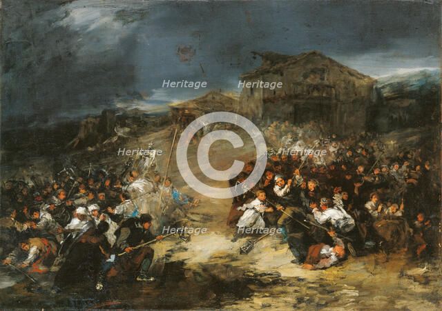 The Dawn Procession. Artist: Lucas Velázquez, Eugenio (1817-1870)