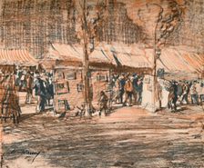 The Daub Fair A monstrous jumble sale c1927, (1927). Artist: Henry Franks Waring