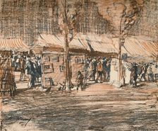 The Daub Fair A monstrous jumble sale c1927, (1927). Artist: Henry Franks Waring