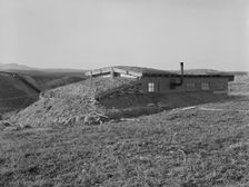 The Daugherty home, Warm Springs district, Malheur County, Oregon, 1939. Creator: Dorothea Lange