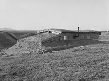The Daugherty home, Warm Springs district, Malheur County, Oregon, 1939. Creator: Dorothea Lange