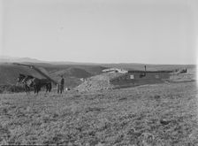 The Daugherty home, Warm Springs district, Malheur County, Oregon, 1939. Creator: Dorothea Lange