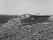 The Daugherty home, Warm Springs district, Malheur County, Oregon, 1939. Creator: Dorothea Lange