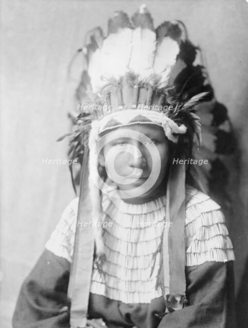The daughter of Bad Horses, c1905. Creator: Edward Sheriff Curtis.