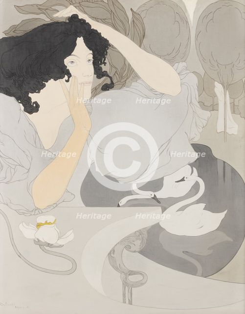 The Daughter of Leda, 1890s. Creator: Georges de Feure.