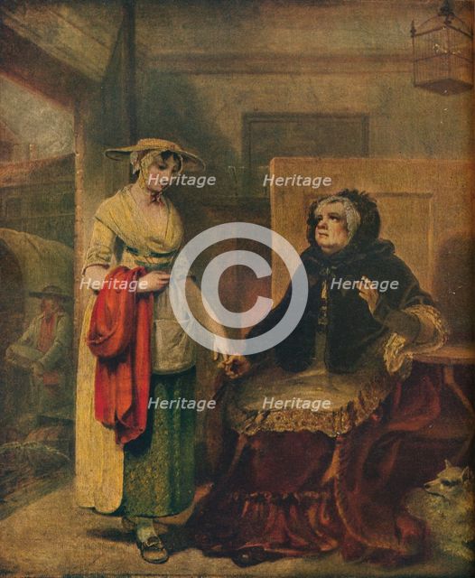 The Daughter's Departure, 18th century, (1921). Artist: Unknown