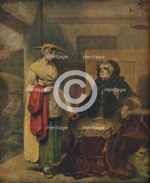 The Daughter's Departure, 18th century, (1921). Artist: Unknown