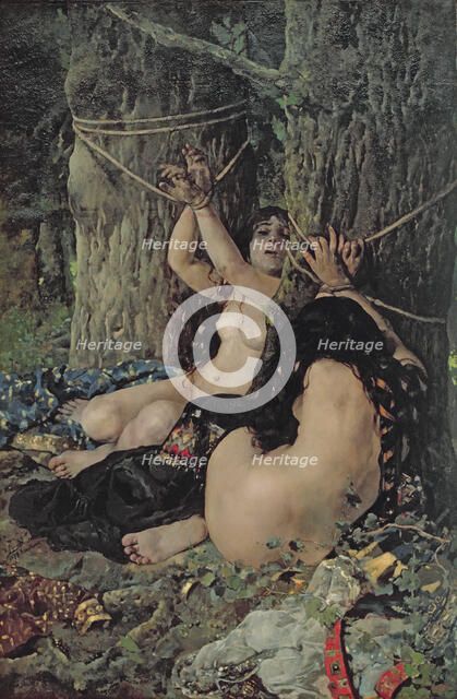 The daughters of the Cid, oil, 1879.