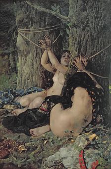 The daughters of the Cid, oil, 1879