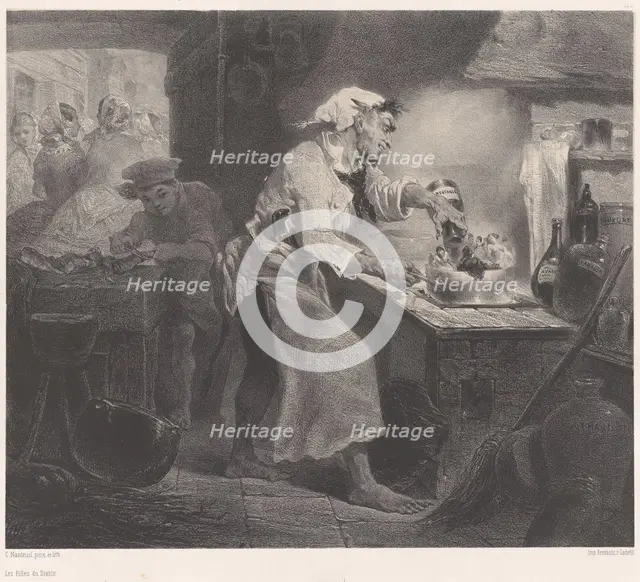The Daughters of the Devil, ca. 1848-62. Creator: Célestin Nanteuil.