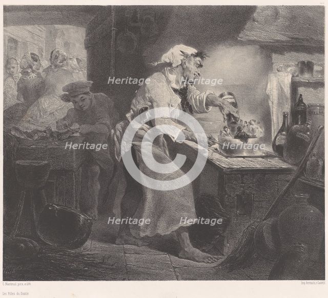 The Daughters of the Devil, ca. 1848-62. Creator: Célestin Nanteuil.