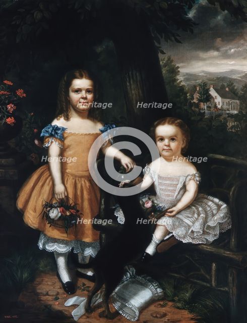 The Daughters of Daniel T. MacFarlan, 1857. Creator: Theodore E. Pine.