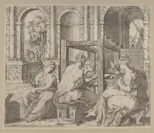The Daughters of Minyas, 1545. Creator: Antonio Fantuzzi