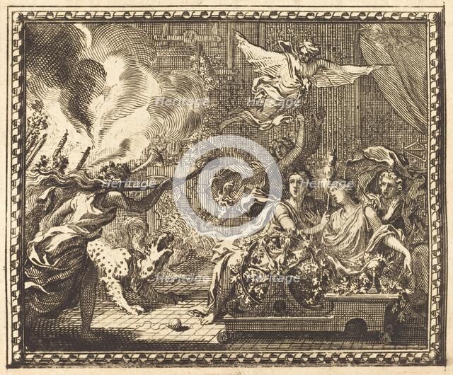 The Daughters of Minyas, published 1676. Creator: Jean Lepautre.