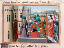 The Dauphin returns to Paris, June 1418, (1484)