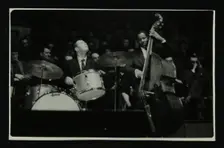 The Dave Brubeck Quartet in concert at Colston Hall, Bristol, 1958. Creator: Denis Williams