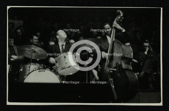 The Dave Brubeck Quartet in concert at Colston Hall, Bristol, 1958. Creator: Denis Williams.