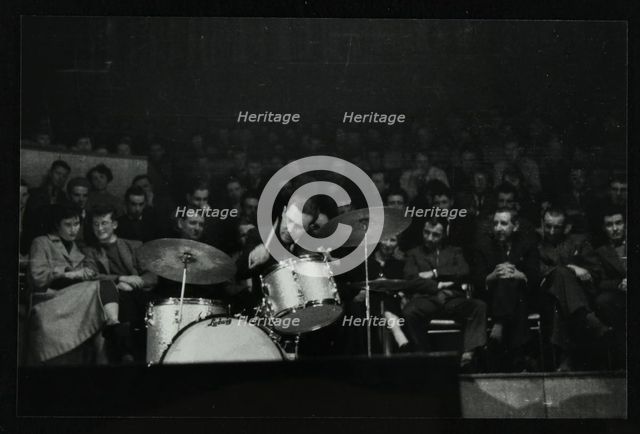 The Dave Brubeck Quartet in concert at Colston Hall, Bristol, 1958. Creator: Denis Williams.