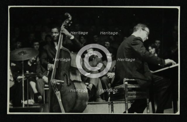The Dave Brubeck Quartet in concert at Colston Hall, Bristol, 1958. Creator: Denis Williams.