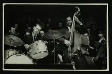 The Dave Brubeck Quartet in concert at Colston Hall, Bristol, 1958. Creator: Denis Williams