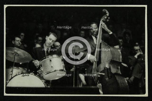 The Dave Brubeck Quartet in concert at Colston Hall, Bristol, 1958. Creator: Denis Williams.