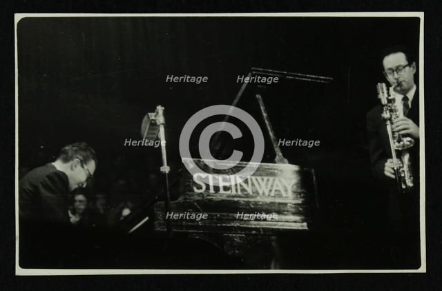 The Dave Brubeck Quartet in concert at Colston Hall, Bristol, 1958. Creator: Denis Williams.