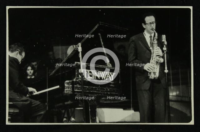 The Dave Brubeck Quartet in concert at Colston Hall, Bristol, 1958. Creator: Denis Williams.