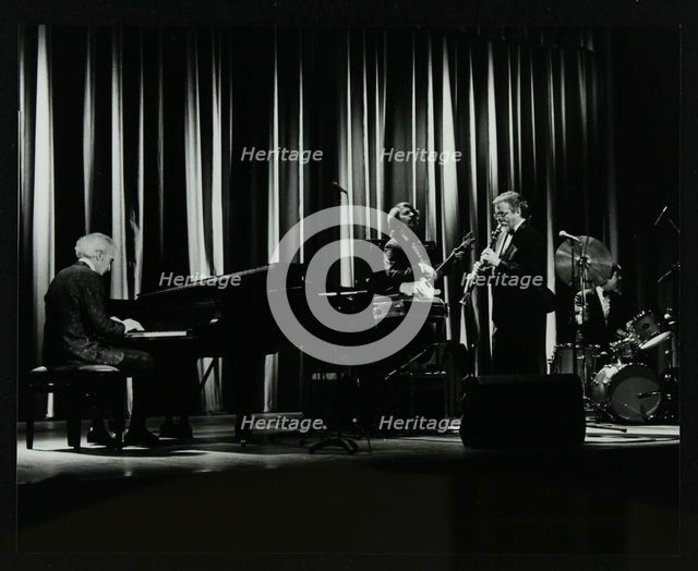 The Dave Brubeck Quartet in concert at the Forum Theatre, Hatfield, Hertfordshire, 10 April 1983. Artist: Denis Williams