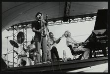 The Dave Brubeck Quartet playing at the Capital Radio Jazz Festival, London, July 1979. Creator: Denis Williams