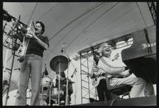 The Dave Brubeck Quartet playing at the Capital Radio Jazz Festival, London, July 1979. Creator: Denis Williams