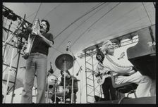 The Dave Brubeck Quartet playing at the Capital Radio Jazz Festival, London, July 1979. Creator: Denis Williams
