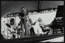 The Dave Brubeck Quartet playing at the Capital Radio Jazz Festival, London, July 1979. Artist: Denis Williams