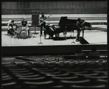 The Dave Brubeck Quartet rehearsing on stage at the Royal Festival Hall, London, 10 November 1979. Creator: Denis Williams