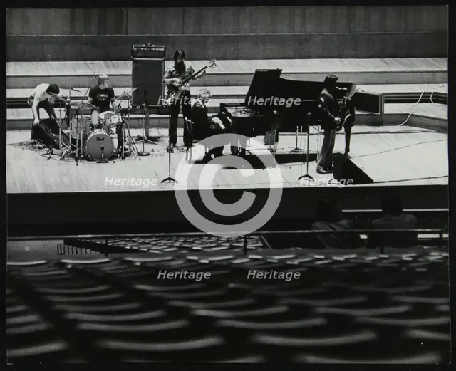 The Dave Brubeck Quartet rehearsing on stage at the Royal Festival Hall, London, 10 November 1979. Creator: Denis Williams.